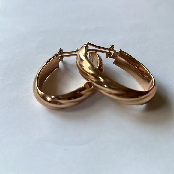 🔥 MILOR ROSE GOLD EARRINGS 🔥 - Picture 5 of 16